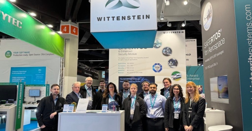 The team at the WHIS booth